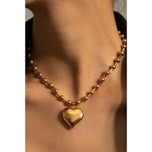 Golden Heart Necklace